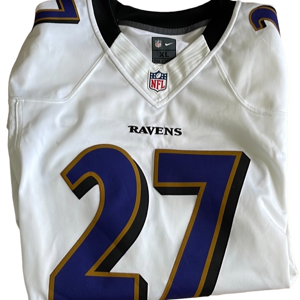 NFL Ravens Men’s authentic 27 Ray Rice Short sleeve jersey - Picture 5 of 8